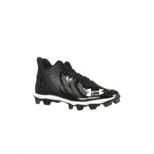 NEW UNDER ARMOUR men's spotlight franchise rm football shoe in black/white